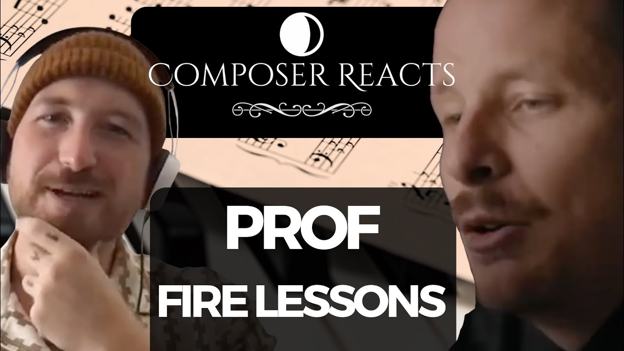 Composer Reacts to PROF - Fire Lessons (Live From Powderhorn Suites)