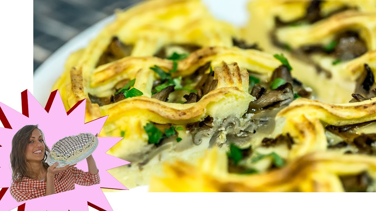 Crostata di Patate e Funghi - Senza Glutine