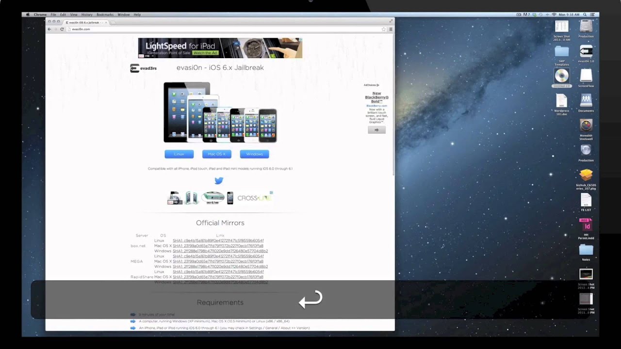 Evasi0n Untethered Jailbreak for iOS 6.1 - iPhone 5, iPhone 4, iPad 3, iPad Mini (HOW TO)