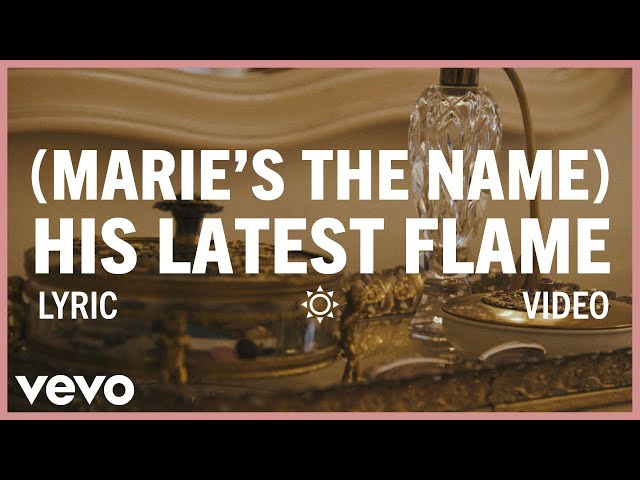 Elvis Presley - (Marie's The Name) His Latest Flame (Official Lyric Video) class=