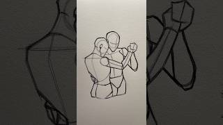 How to Draw a Couple Pose ⭐️Tutorial⭐️ #howtodraw #drawing #sketching #art #couple #shorts