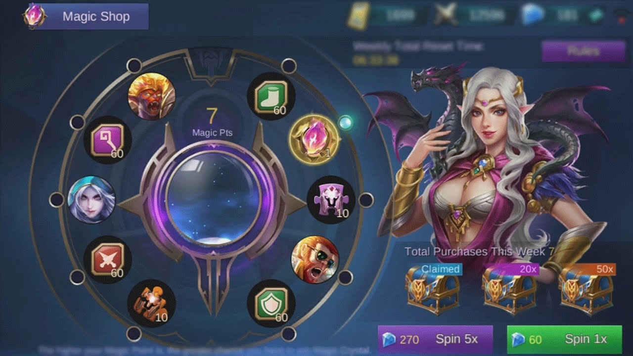 Rolling For The New Saber Skin Codename Storm Magic Wheel Mobile Legends Youtube