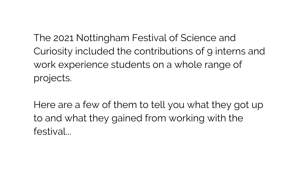 FOSAC21 Incredible Interns