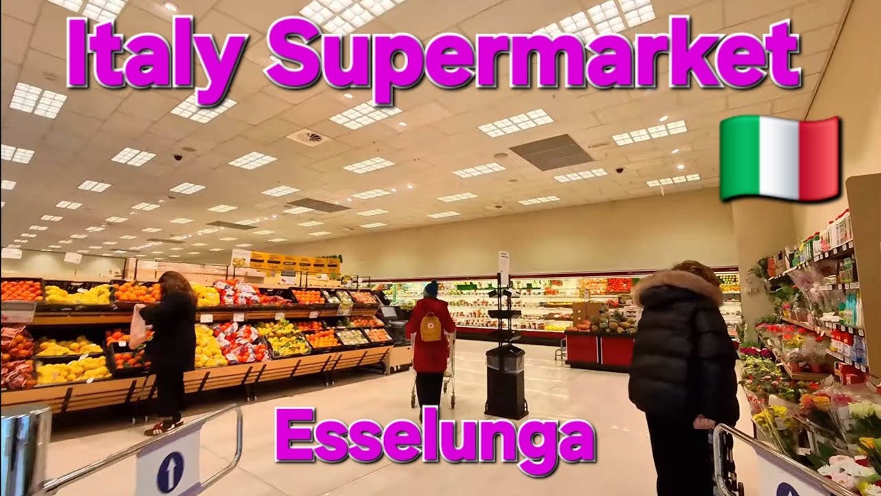 Esselunga Shopping Experience: Why This is the BEST Grocery Store in Italy 🇮🇹