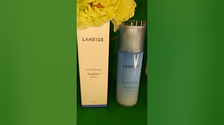 Laneige essential balancing emulsion moisture review