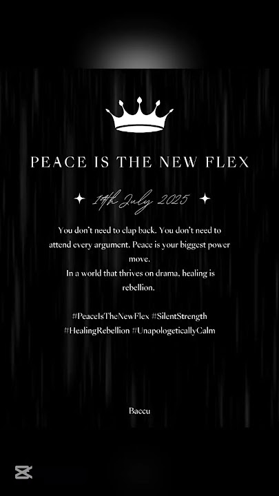 Peace Is the New Flex