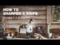 How to sharpen hunting knives/outdoor knives with Tormek T-4 Bushcraft [EN] [SE] [DE] [FR]