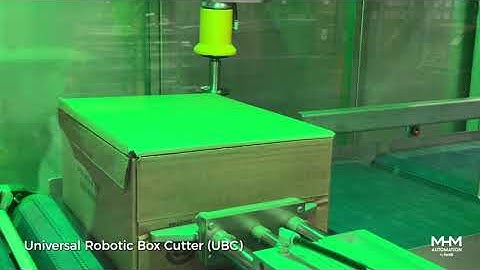 Universal Box Cutter (UBC) and Gantry Palletiser