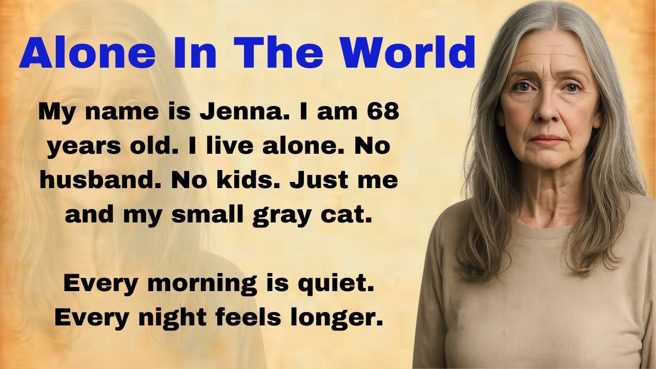 Alone in the World ✅ Emotional English Story for Listening (A1/A2 Level) ✅