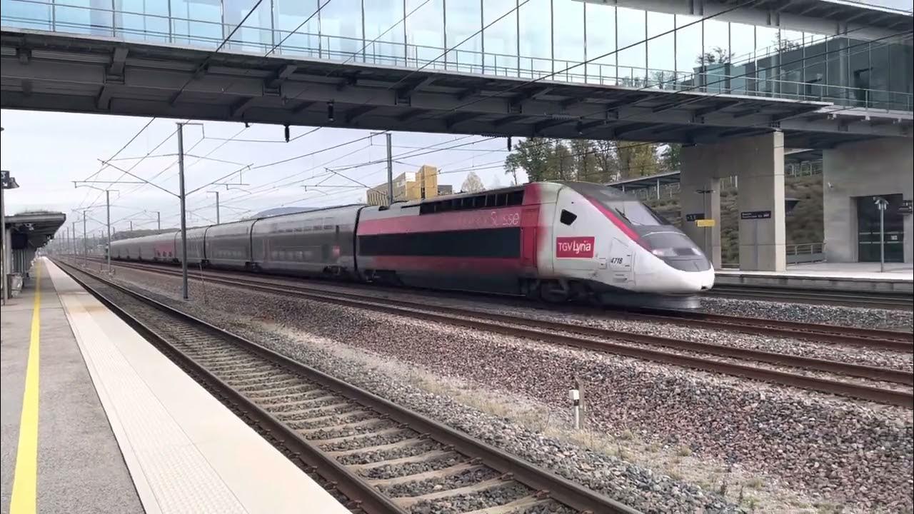 13h42 Passage a 320km/h TGV 3UH Lyria 9218 Zurich Paris Gare de Lyon à Besançon FC TGV Sans 13h42 Passage a 320km/h TGV 3UH Lyria 9218 Zurich Paris Gare de Lyon à Besançon FC TGV Sans