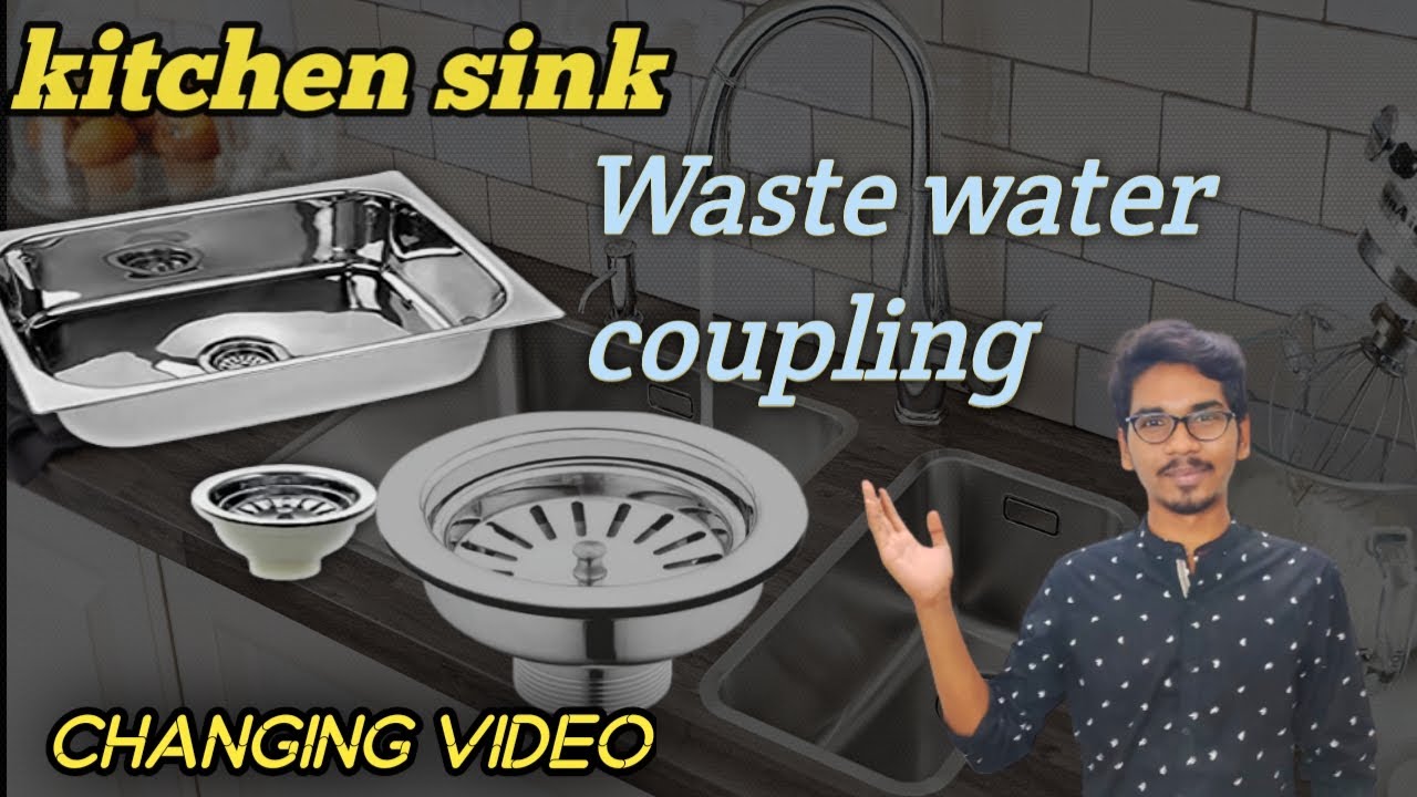 How to solve sink leakage problem telugu ll kitchen sink strainer