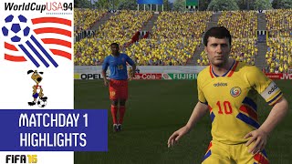 1994 World Cup SIM - Matchday 1 Highlights