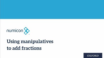 How to: Use manipulatives to add fractions