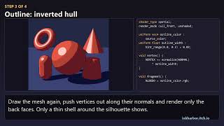 Toon shading in Godot 4: ramp, rim light and outline (free code)