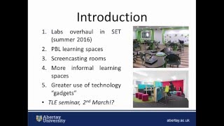 Abertay University TLE Seminar - Technology Enhanced Learning