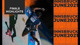 IFSC European Cup Innsbruck 2021 || Speed highlights