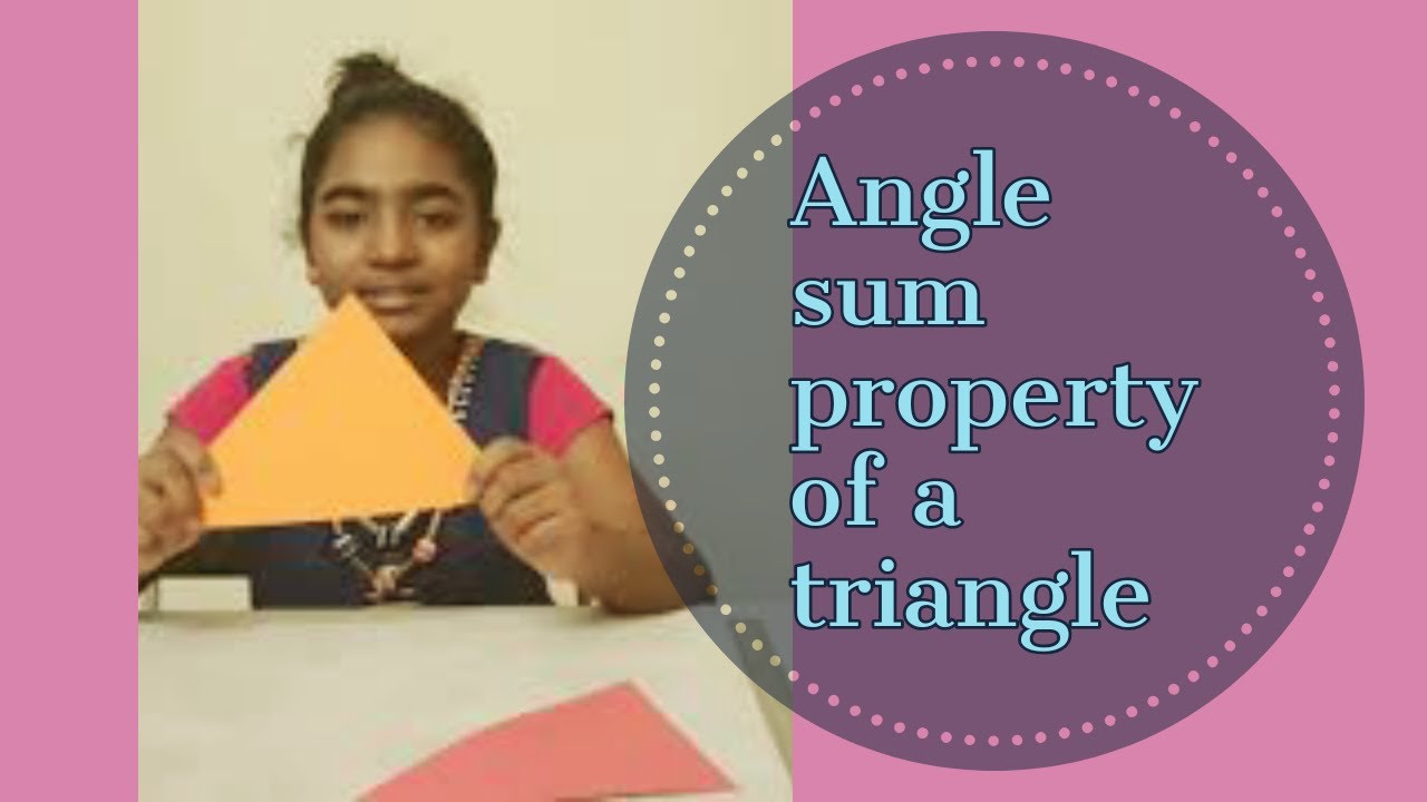 Angle sum property of triangles YouTube Angle sum property of triangles YouTube