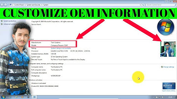How to Change OEM Information in Windows 7 & Windows 10 | How to Change OEM Logo