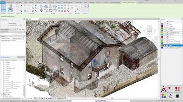 aurivus and NavVix VLX - 1-click drawing in Revit point cloud