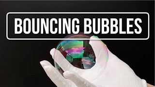 One Minute Science | Bouncing Bubbles
