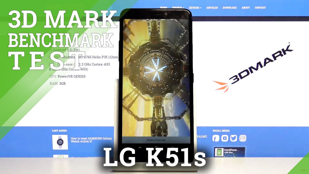Check Performance of LG K51s - 3DMark Benchmark Test