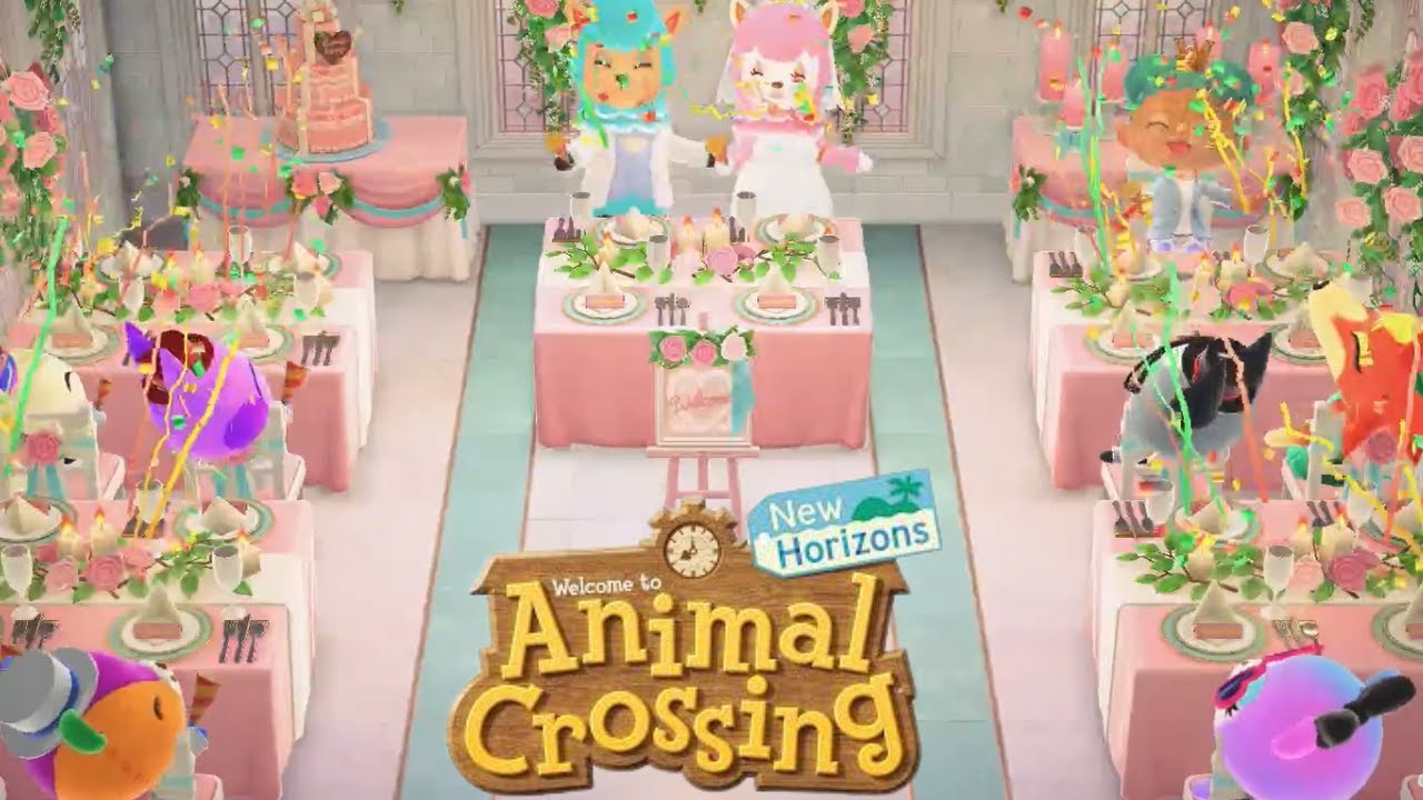 Animal Crossing New Horizons More Reese and Cyrus Wedding Photo's