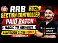 RRB Section Controller 2026 | Paid Batch | Basic to Advance | Admission Close Today