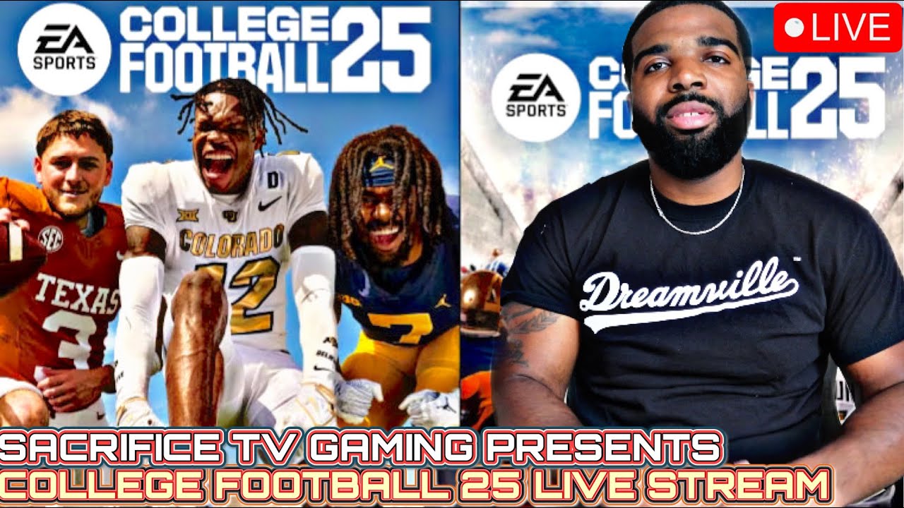COLLEGE FOOTBALL 25 LIVE STREAM | 1-134 TEAM CHALLANGE | ROAD TO CFP ...