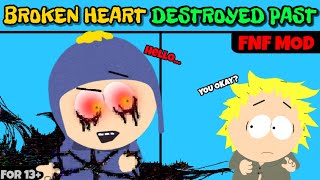 FNF Pibby South Park Destroyed Past - Broken Heart Fanchart | Full Gameplay + Cutscene (SPDP Glitch)