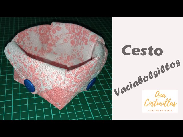 Bandejas vaciabolsillos, con patrón en 3 tamaños. - El blog de Coser fácil  y más by Menudo numerito