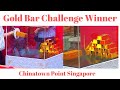 Gold Bar Challenge in Chinatown Point | Singapore Chinese New Year 2020