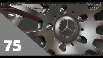 Blender 2.8 Car Modeling Tutorial - Part 75 (Tire And Rim Tweaks)