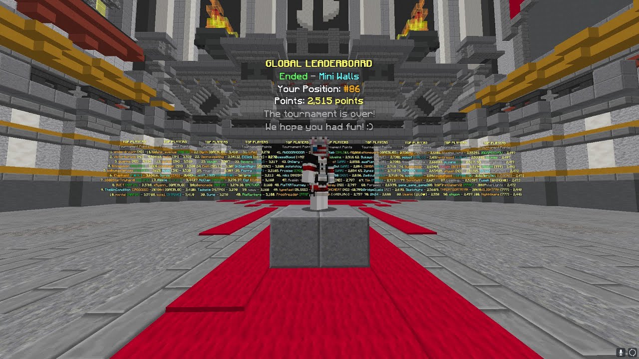 Hypixel Mini Walls Tournament w/ Specularpotato, Chazm, & WhyWin (Top 100)