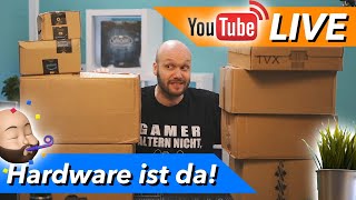  Wir packen Hardware Pakete aus️ LIVESTREAM