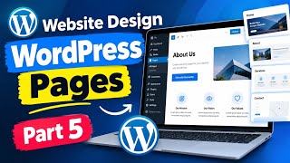 Website Design| WordPress Pages| (Part 5)