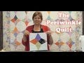 Make a periwinkle quilt with the wacky web template