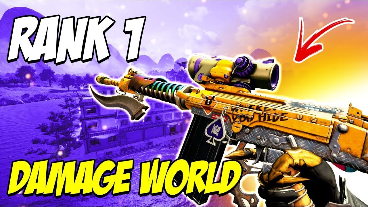 RANK 1 DAMAGE WORLD PUBG CONSOLE