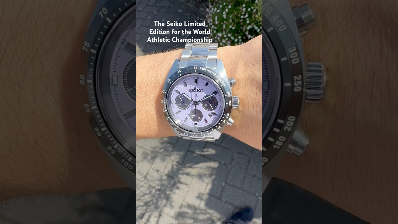 The New Seiko Prospex SSC955P1 world athletic championship limited Edition