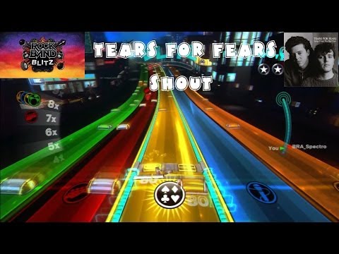 Tears for Fears - Shout - Rock Band Blitz Playthrough (5 Gold Stars)