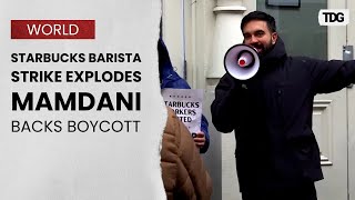 NYC Mayor Zohran Mamdani Joins Barista Strike As Starbucks Workers Demand Justice
