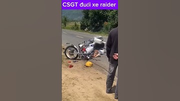 CSGT đuổi xe rader không đội mũ bảo hiểm #funny #haihuoc #shorts