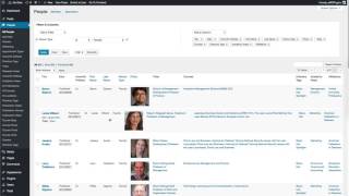 Drag and drop faculty, staff and student records to set the display order