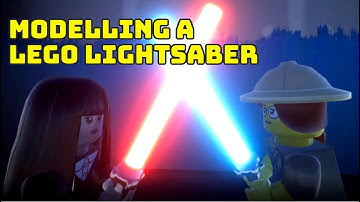 Modelling a Lego Lightsaber - Blender & Unity Timelapse