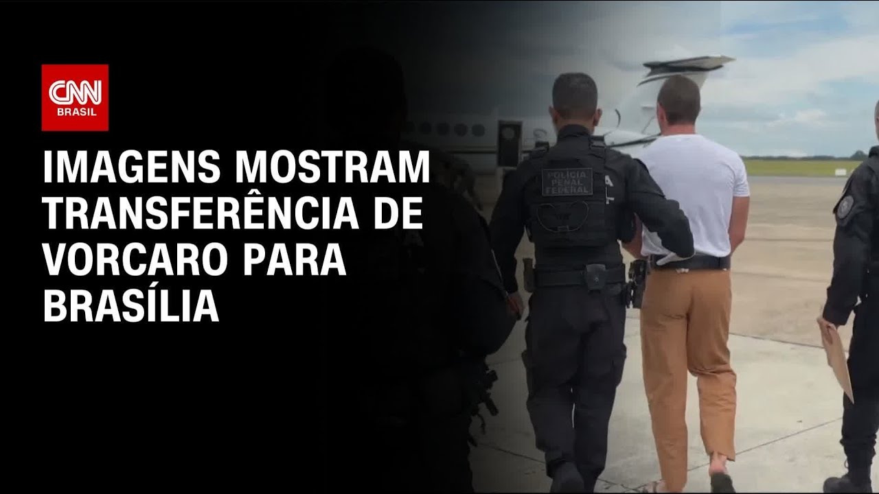 Caso Master: Veja imagens da transferência de Vorcaro para Brasília | CNN 360°