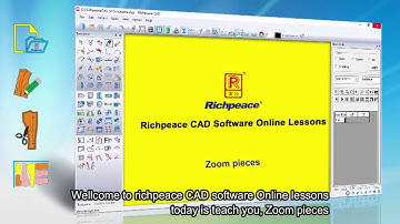 Richpeace CAD Software Online Lessons-Tip of the day-Zoom Piece GMS (V9)