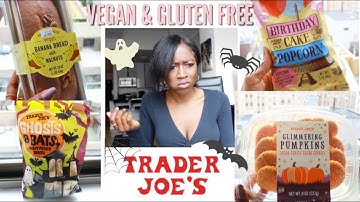 VEGAN & GLUTEN FREE HALLOWEEN/ FALL TRADER JOES TASTE TEST | DARLENEOCTAVIA