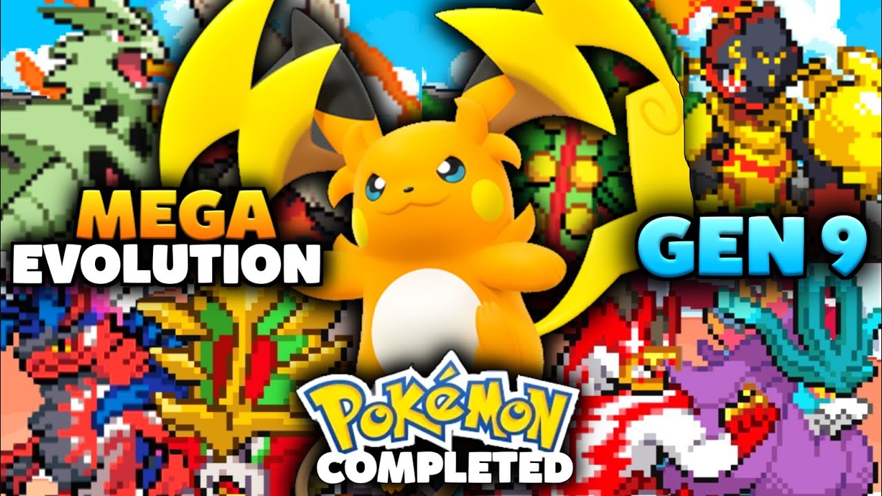 New Completed Pokemon GBA Rom Hack 2025 With Mega Evolution, Gen 1-9 & More!