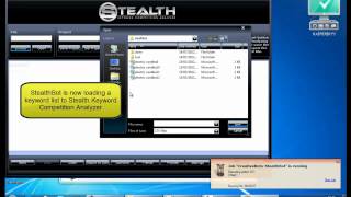 StealthBot Setting For Stealth Keyword Competition Analyzer