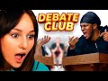 Freya reacts to sidemen debate club