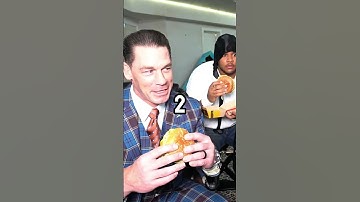 Thumbnail of Kai Cenat JOHN CENA TRIES CHICKEN BIG MAC! 🤔😂